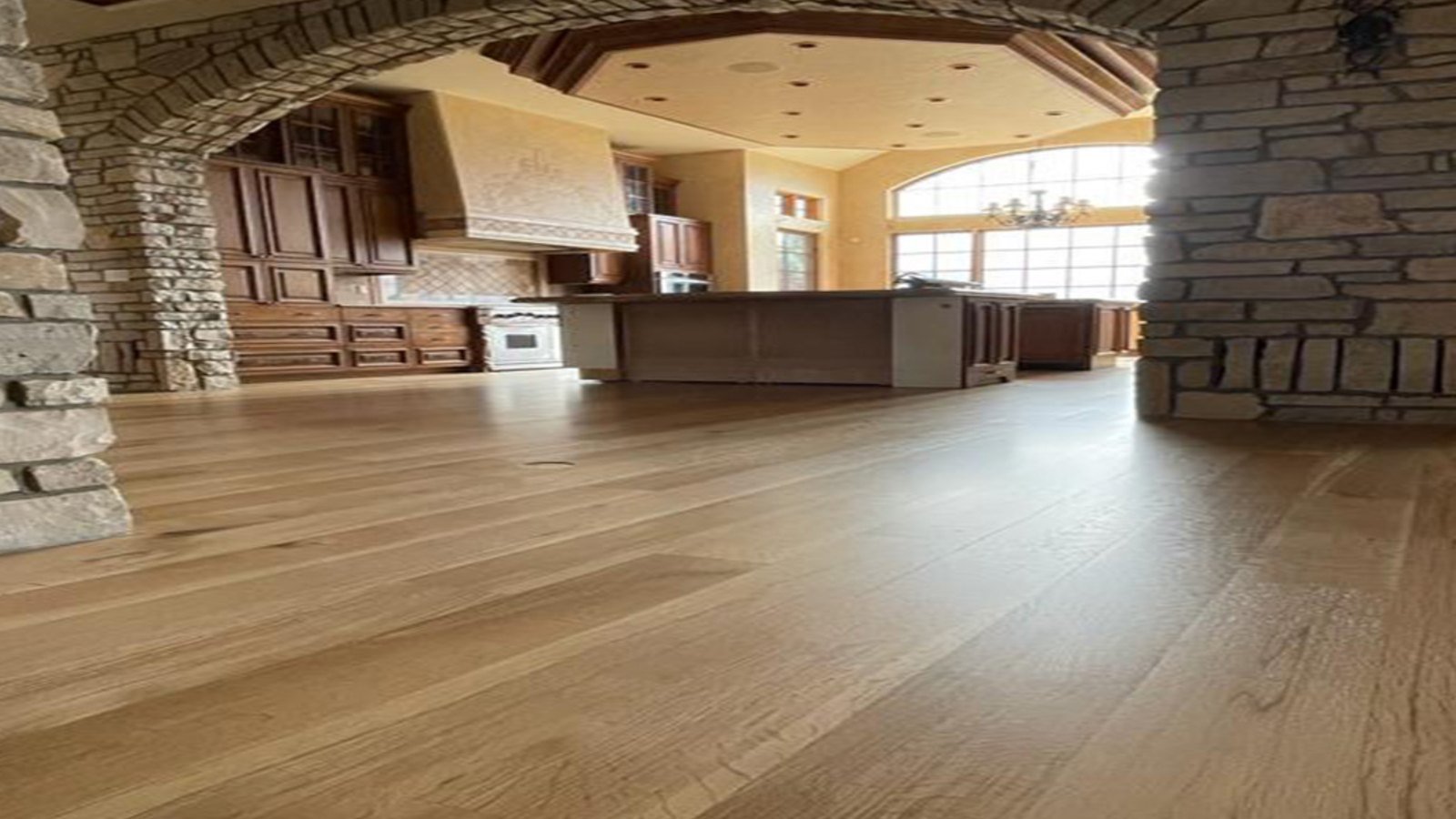 Refinished hardwood floors in a Boulder, Colorado home by F&S Hardwood Floors